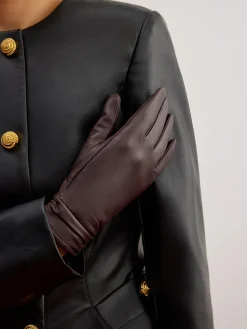 Fleece Lined Goatskin Gloves Accessories