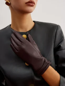 Fleece Lined Goatskin Gloves Accessories