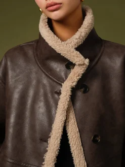 Online Fleecing PU Leather Warm Jackets Outerwear|Jackets