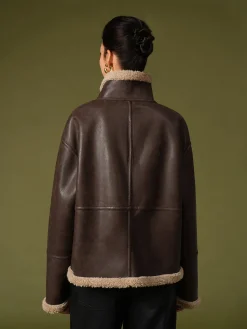 Online Fleecing PU Leather Warm Jackets Outerwear|Jackets
