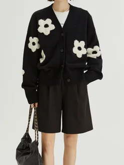 Floral Cardigan Cardigans|Sweaters & Cardigans