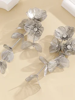 Hot Floral Decor Fringed Earrings Earrings|Accessories