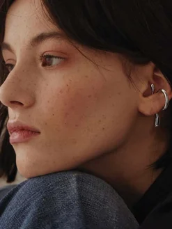 Online Floral Ear Cuff Earrings|Accessories