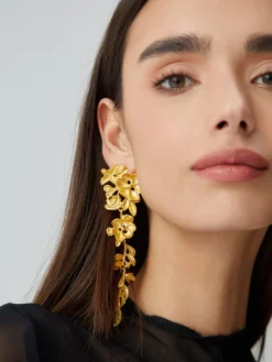 New Floral Fringed Earrings Earrings|Accessories