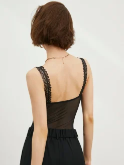 Best Floral Lace Bustier Bodysuit Bodysuits|Bodysuits