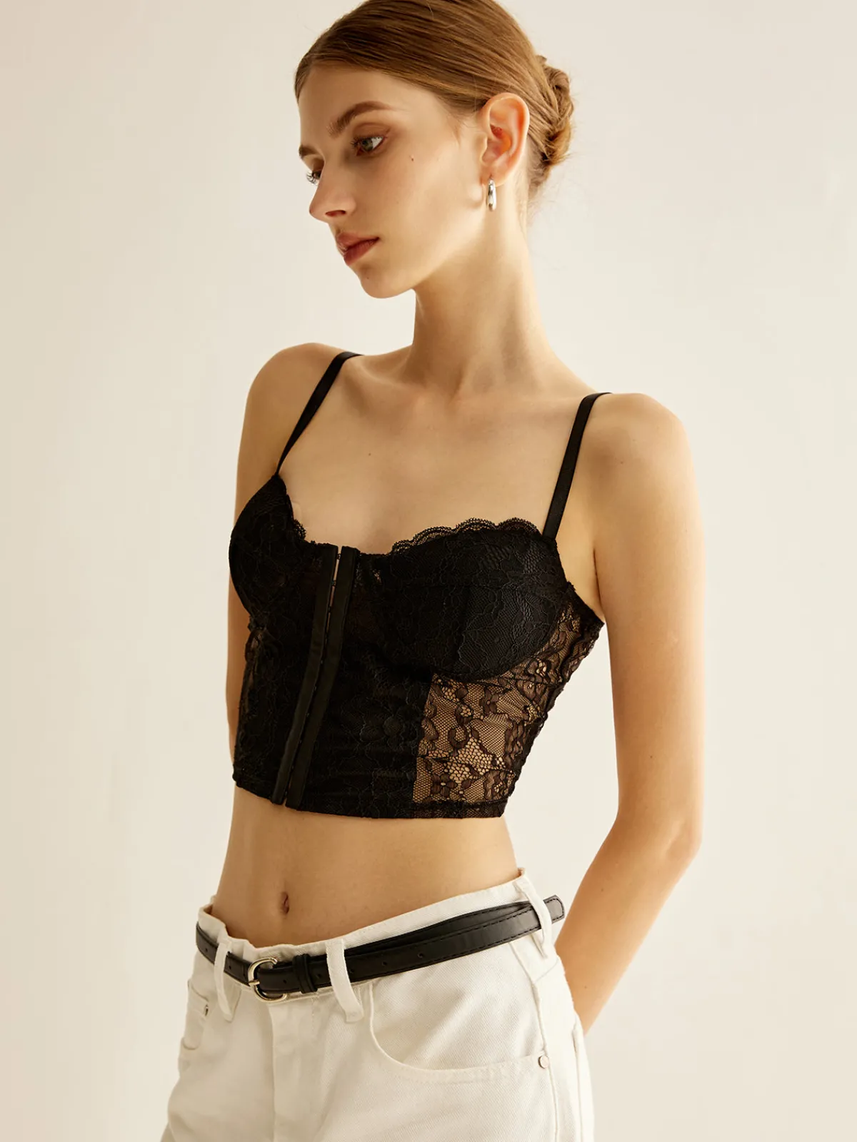 Online Floral Lace Corset Top Corset Tops|Tops