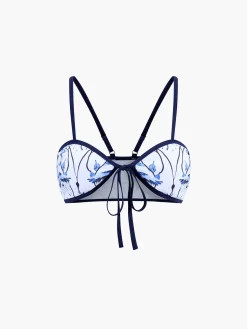 Discount Floral Print Knotted Bikini Set Swimwear|Tops