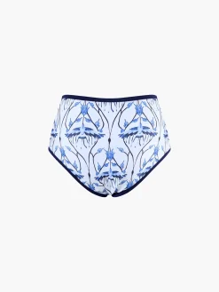 Discount Floral Print Knotted Bikini Set Swimwear|Tops