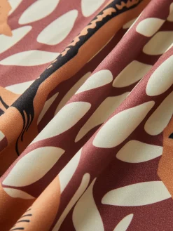 Best Floral Print Knotted Cover Up Swimwear|Tops