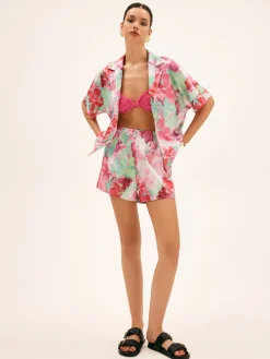 Discount Floral Print Shorts Set Shorts Sets|Shorts