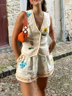 Floral Print Tank Shorts Set Shorts Sets|Shorts