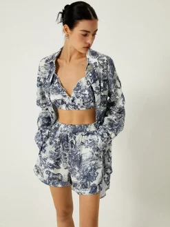 Best Floral Print Three Piece Shorts Set Shorts Sets|Shorts