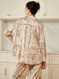 Outlet Floral Printed Pajama Pants Set Pants Sets|Matching Sets