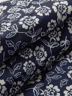 Discount Floral Printed Pockets Winter Coat Outerwear|Coats