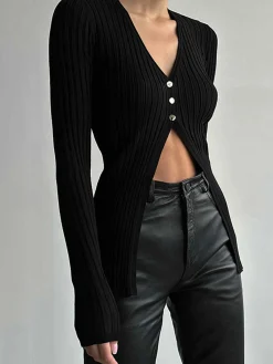 Best Free Your Mind Long Sleeve Knit Top Sweater Tops|Sweaters & Cardigans