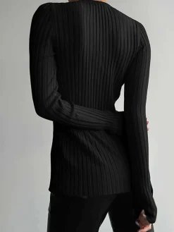 Best Free Your Mind Long Sleeve Knit Top Sweater Tops|Sweaters & Cardigans