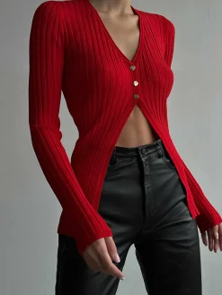 Best Free Your Mind Long Sleeve Knit Top Sweater Tops|Sweaters & Cardigans