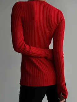 Best Free Your Mind Long Sleeve Knit Top Sweater Tops|Sweaters & Cardigans