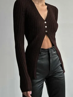 Best Free Your Mind Long Sleeve Knit Top Sweater Tops|Sweaters & Cardigans