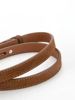 New Frosted Non-Porous Slim Belt Belts & Chain|Accessories