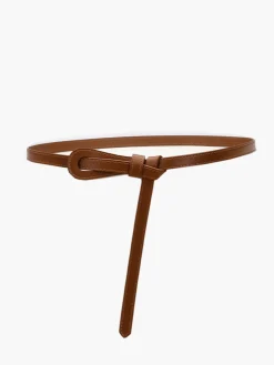 Clearance Genuine Leather Knotted Slim Belt Belts & Chain|Accessories