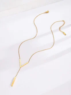 Clearance Geometric Pendant Chain Necklace Necklaces|Accessories