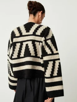 Best Geometric Print Kimono Cardigan Cardigans|Sweaters & Cardigans