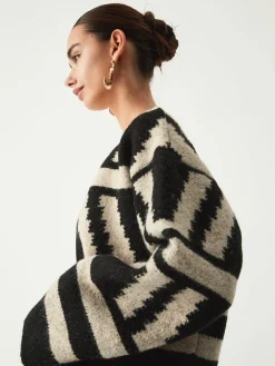 Best Geometric Print Kimono Cardigan Cardigans|Sweaters & Cardigans