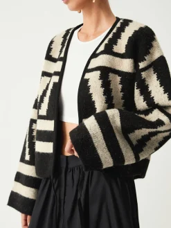 Best Geometric Print Kimono Cardigan Cardigans|Sweaters & Cardigans