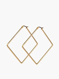 Outlet Geometric Square Pendant Earrings Earrings