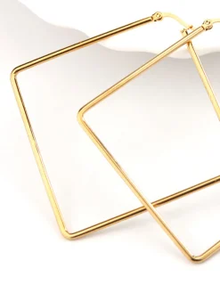 Outlet Geometric Square Pendant Earrings Earrings