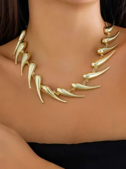 Best Geometric Waterdrop Necklace Necklaces|Accessories