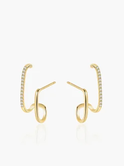 Hot Geometric Zircon Ear Cuff Earrings|Accessories