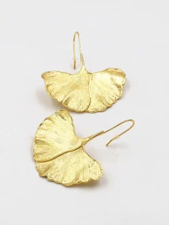 Discount Ginkgo Leaf Earrings Earrings|Accessories