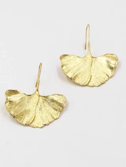 Discount Ginkgo Leaf Earrings Earrings|Accessories