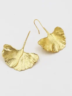 Discount Ginkgo Leaf Earrings Earrings|Accessories