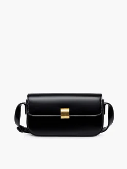 Clearance Glossy Buckle Clutch & Shoulder Bag Bags|Accessories