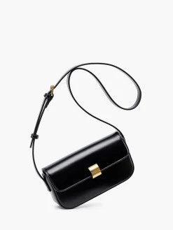 Clearance Glossy Buckle Clutch & Shoulder Bag Bags|Accessories