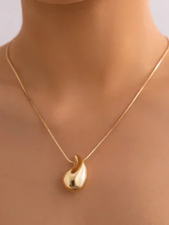 Discount Glossy Comma Pendant Necklace Necklaces|Accessories
