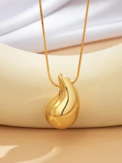 Discount Glossy Comma Pendant Necklace Necklaces|Accessories