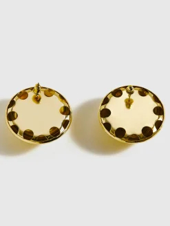 Hot Glossy Half-Ball Stud Earrings Earrings|Accessories
