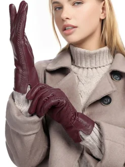 Goatskin Fleece Lined Warm Gloves Accessories