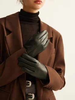 Discount Goatskin Windproof Fleece Lined Gloves Accessories
