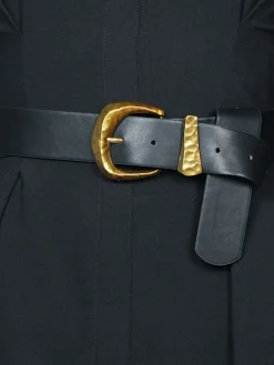 Best Gold Buckle Faux Leather Belt Belts & Chain|Accessories