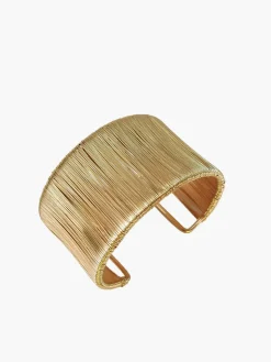 Outlet Ribbed Wire Cuff Bracelet Rings & Bracelets|Accessories