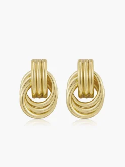 Tone Multi Ring Drop Earrings Earrings|Accessories