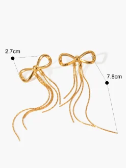 Bow Earrings Earrings|Accessories