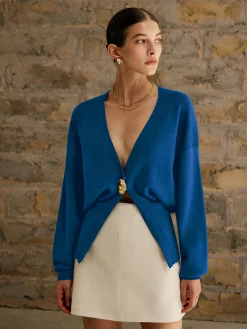 Discount Golden Button Plain Cardigan Cardigans|Sweaters & Cardigans
