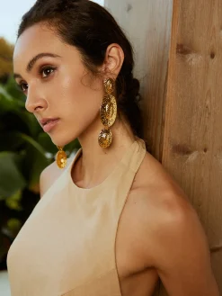 Best Cascade Textured Earrings Earrings|Accessories