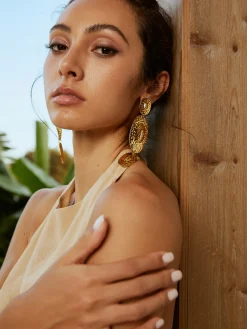 Best Cascade Textured Earrings Earrings|Accessories